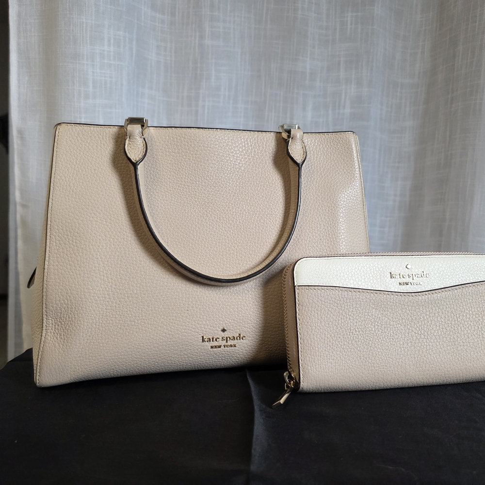Kate Spade Leila Medium Triple Compartment Satchel, Large Continental Wallet